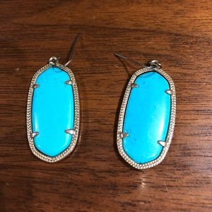 Kendra Scott turquoise Ella earrings